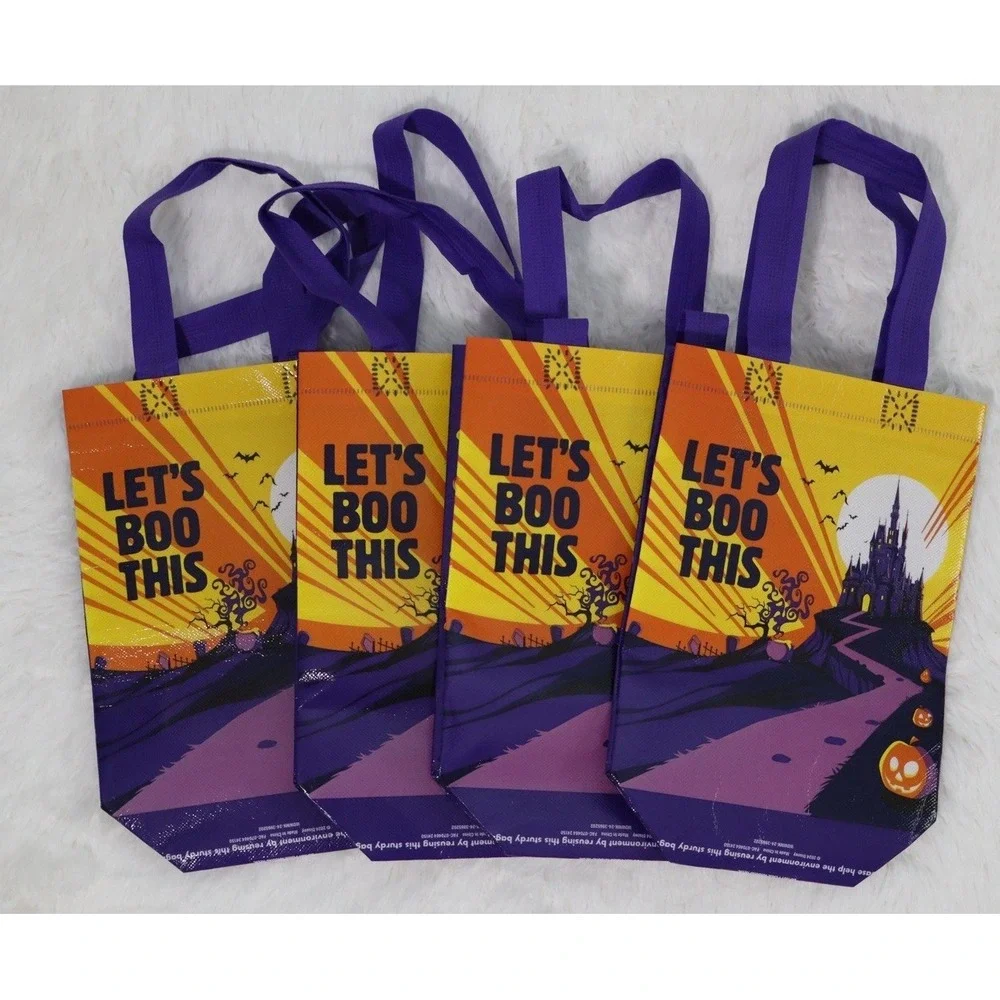 Disney Mickey's Not So Scary Halloween Party 2024 Candy Treat Bag Lot Of 4